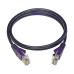 Tripp Lite N001-003-PU Cat5e 350 MHz Snagless Molded (UTP) Ethernet Cable (RJ45 M/M), PoE - Purple, 3 ft. (0.91 m)