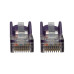 Tripp Lite N001-003-PU Cat5e 350 MHz Snagless Molded (UTP) Ethernet Cable (RJ45 M/M), PoE - Purple, 3 ft. (0.91 m)