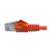 Tripp Lite N001-005-OR Cat5e 350 MHz Snagless Molded (UTP) Ethernet Cable (RJ45 M/M), PoE - Orange, 5 ft. (1.52 m)