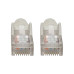 Tripp Lite N001-005-WH Cat5e 350 MHz Snagless Molded (UTP) Ethernet Cable (RJ45 M/M), PoE - White, 5 ft. (1.52 m)