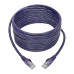 Tripp Lite N201-015-PU Cat6 Gigabit Snagless Molded (UTP) Ethernet Cable (RJ45 M/M), PoE, Purple, 15 ft. (4.57 m)