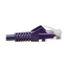 Tripp Lite N201-001-PU Cat6 Gigabit Snagless Molded (UTP) Ethernet Cable (RJ45 M/M), PoE, Purple, 1 ft. (0.31 m)