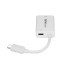 StarTech.com USB C to VGA Adapter with Power Delivery - 1080p USB Type-C to VGA Monitor Video Converter w/ Charging - 60W PD Pass-Through - Thunderbolt 3 Compatible - White