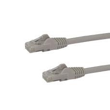 StarTech.com 125ft CAT6 Ethernet Cable - Gray CAT 6 Gigabit Ethernet Wire -650MHz 100W PoE RJ45 UTP Network/Patch Cord Snagless w/Strain Relief Fluke Tested/Wiring is UL Certified/TIA