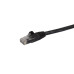 StarTech.com 14ft CAT6 Ethernet Cable - Black CAT 6 Gigabit Ethernet Wire -650MHz 100W PoE RJ45 UTP Network/Patch Cord Snagless w/Strain Relief Fluke Tested/Wiring is UL Certified/TIA