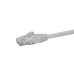 StarTech.com 150ft CAT6 Ethernet Cable - White CAT 6 Gigabit Ethernet Wire -650MHz 100W PoE RJ45 UTP Network/Patch Cord Snagless w/Strain Relief Fluke Tested/Wiring is UL Certified/TIA