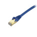 StarTech.com 12ft CAT6a Ethernet Cable - 10 Gigabit Shielded Snagless RJ45 100W PoE Patch Cord - 10GbE STP Network Cable w/Strain Relief - Blue Fluke Tested/Wiring is UL Certified/TIA