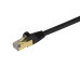 StarTech.com 35ft CAT6a Ethernet Cable - 10 Gigabit Shielded Snagless RJ45 100W PoE Patch Cord - 10GbE STP Network Cable w/Strain Relief - Black Fluke Tested/Wiring is UL Certified/TIA