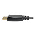 Tripp Lite P583-010-BK Mini DisplayPort to DisplayPort Adapter Cable, 4K (M/M), DP Latching Connector, Black, 10 ft. (3.1 m)