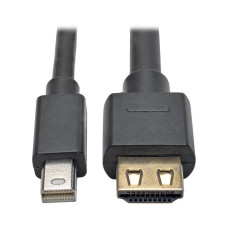 Tripp Lite P586-015-HD-V2A Mini DisplayPort 1.2a to HDMI Active Adapter Cable (M/M), 4K 60 Hz, HDCP 2.2, 15 ft. (4.6 m)