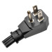 Tripp Lite TLP310DMUSB surge protector Black 3 AC outlet(s) 120 V 3.048 m