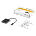 StarTech.com USB 3.0 to Dual HDMI Adapter - 1x 4K 30Hz & 1x 1080p - External Video & Graphics Card - USB Type-A to HDMI Dual Monitor Display Adapter - Supports Windows Only - Black