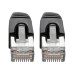 Tripp Lite N262-020-BK Cat6a 10G Snagless Shielded STP Ethernet Cable (RJ45 M/M), PoE, Black, 20 ft. (6.09 m)