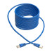 Tripp Lite N262-020-BL Cat6a 10G Snagless Shielded STP Ethernet Cable (RJ45 M/M), PoE, Blue, 20 ft. (6.09 m)