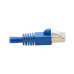 Tripp Lite N262-020-BL Cat6a 10G Snagless Shielded STP Ethernet Cable (RJ45 M/M), PoE, Blue, 20 ft. (6.09 m)