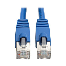 Tripp Lite N262-025-BL Cat6a 10G Snagless Shielded STP Ethernet Cable (RJ45 M/M), PoE, Blue, 25 ft. (7.62 m)