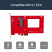StarTech.com U.2 to PCIe Adapter for 2.5
