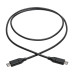Tripp Lite U040-003-C-5A USB-C Cable (M/M) - USB 2.0, 5A (100W) Rated, 3 ft. (0.91 m)