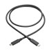 Tripp Lite U420-003-G2-5A USB-C Cable (M/M) - USB 3.2, Gen 2 (10 Gbps), 5A (100W) Rating, Thunderbolt 3 Compatible, 3 ft. (0.91 m)