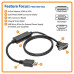 Tripp Lite P566-006-VGA HDMI to VGA Active Adapter Cable (HDMI to Low-Profile HD15 M/M), 6 ft. (1.8 m)