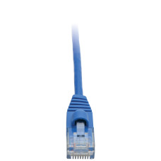 Tripp Lite N261-S01-BL Cat6a 10G Snagless Molded Slim UTP Ethernet Cable (RJ45 M/M), Blue, 1 ft. (0.31 m)