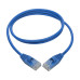 Tripp Lite N261-S03-BL Cat6a 10G Snagless Molded Slim UTP Ethernet Cable (RJ45 M/M), Blue, 3 ft. (0.91 m)