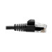 Tripp Lite N261-S04-BK Cat6a 10G Snagless Molded Slim UTP Ethernet Cable (RJ45 M/M), Black, 4 ft. (1.22 m)