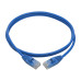 Tripp Lite N261-S04-BL Cat6a 10G Snagless Molded Slim UTP Ethernet Cable (RJ45 M/M), Blue, 4 ft. (1.22 m)