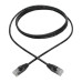 Tripp Lite N261-S06-BK Cat6a 10G Snagless Molded Slim UTP Ethernet Cable (RJ45 M/M), Black, 6 ft. (1.83 m)