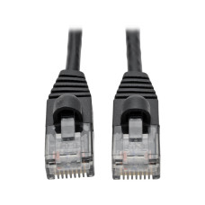 Tripp Lite N261-S06-BK Cat6a 10G Snagless Molded Slim UTP Ethernet Cable (RJ45 M/M), Black, 6 ft. (1.83 m)