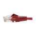Tripp Lite N001-006-RD Cat5e 350 MHz Snagless Molded (UTP) Ethernet Cable (RJ45 M/M), PoE - Red, 6 ft. (1.83 m)