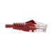 Tripp Lite N001-006-RD Cat5e 350 MHz Snagless Molded (UTP) Ethernet Cable (RJ45 M/M), PoE - Red, 6 ft. (1.83 m)