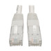 Tripp Lite N200-001-WH Cat6 Gigabit Molded (UTP) Ethernet Cable (RJ45 M/M), PoE, White, 1 ft. (0.31 m)