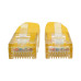 Tripp Lite N200-001-YW Cat6 Gigabit Molded (UTP) Ethernet Cable (RJ45 M/M), PoE, Yellow, 1 ft. (0.31 m)