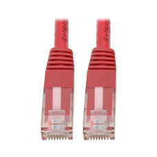 Tripp Lite N200-003-RD Cat6 Gigabit Molded (UTP) Ethernet Cable (RJ45 M/M), PoE, Red, 3 ft. (0.91 m)