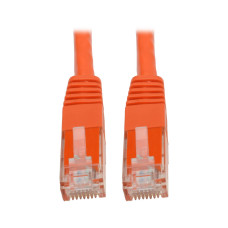 Tripp Lite N200-006-OR Cat6 Gigabit Molded (UTP) Ethernet Cable (RJ45 M/M), PoE, Orange, 6 ft. (1.83 m)