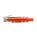 Tripp Lite N200-006-OR Cat6 Gigabit Molded (UTP) Ethernet Cable (RJ45 M/M), PoE, Orange, 6 ft. (1.83 m)