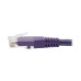 Tripp Lite N200-015-PU Cat6 Gigabit Molded (UTP) Ethernet Cable (RJ45 M/M), PoE, Purple, 15 ft. (4.57 m)
