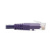 Tripp Lite N200-015-PU Cat6 Gigabit Molded (UTP) Ethernet Cable (RJ45 M/M), PoE, Purple, 15 ft. (4.57 m)
