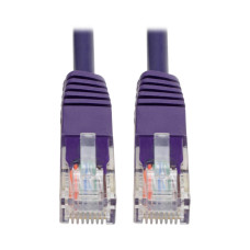 Tripp Lite N002-006-PU Cat5e 350 MHz Molded (UTP) Ethernet Cable (RJ45 M/M), PoE - Purple, 6 ft. (1.83 m)