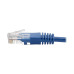 Tripp Lite N002-012-BL Cat5e 350 MHz Molded (UTP) Ethernet Cable (RJ45 M/M), PoE - Blue, 12 ft. (3.66 m)