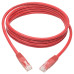 Tripp Lite N200-007-RD Cat6 Gigabit Molded (UTP) Ethernet Cable (RJ45 M/M), PoE, Red, 7 ft. (2.13 m)