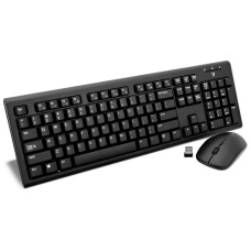 V7 CKW200US keyboard Mouse included RF Wireless English Black