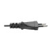 Tripp Lite P059-006 European Computer Power Cord, C7 to Schuko, 2.5A, 250V, 18 AWG, 6 ft. (1.83 m), Black