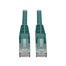 Tripp Lite N201-004-GN Cat6 Gigabit Snagless Molded (UTP) Ethernet Cable (RJ45 M/M), PoE, Green, 4 ft. (1.22 m)