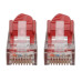 Tripp Lite N201-004-RD Cat6 Gigabit Snagless Molded (UTP) Ethernet Cable (RJ45 M/M), PoE, Red, 4 ft. (1.22 m)
