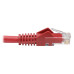 Tripp Lite N201-004-RD Cat6 Gigabit Snagless Molded (UTP) Ethernet Cable (RJ45 M/M), PoE, Red, 4 ft. (1.22 m)