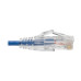 Tripp Lite N201-S6N-BL Cat6 Gigabit Snagless Slim UTP Ethernet Cable (RJ45 M/M), PoE, Blue, 6-in. (15.24 cm)