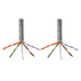Tripp Lite N024-01K-GY Cat5e 350 MHz Solid Core Plenum-Rated (UTP) PVC Bulk Ethernet Cable - Gray, 1000 ft. (304.8 m)