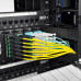 Tripp Lite N390-01M-12-AP MTP/MPO (APC) Singlemode Patch Cable (F/F), 12 Fiber, 40/100 GbE, QSFP+ 40GBASE-PLR4, Plenum, Push/Pull Tab, Yellow, 1 m (3.3 ft.)